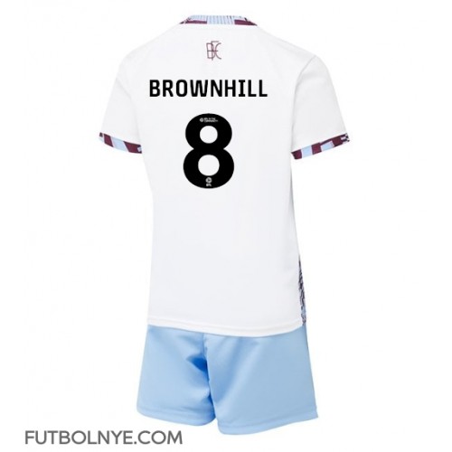 Camiseta Burnley Josh Brownhill #8 Tercera Equipación para niños 2024-25 manga corta (+ pantalones cortos)